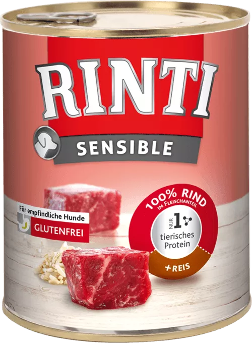 Rinti Sensible Rind & Reis 800g
